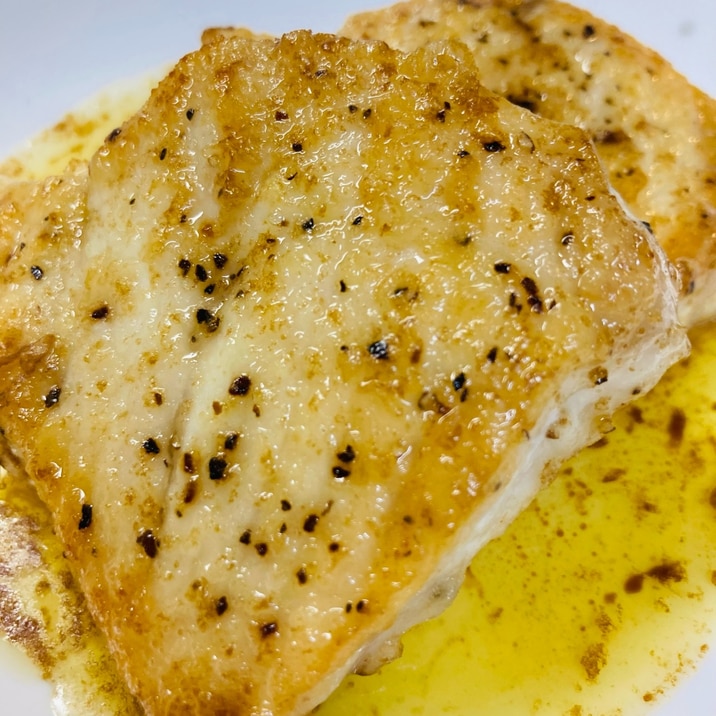 最高にうまい!⭐めかじきのバター焼き⭐